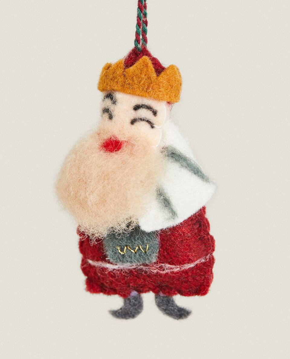 DECORAÇÃO DE NATAL DE SÃO MELCHIOR EM FELTRO