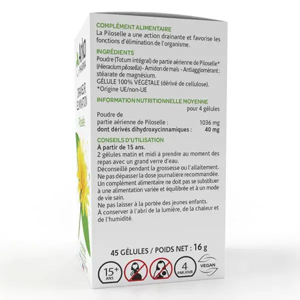 Arkopharma Arkogélules Piloselle 45 cápsulas