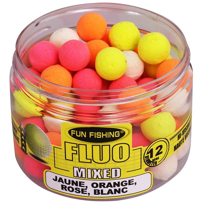 Bouillette Flottante Fun Fishing Fluo Pop Ups Mixed