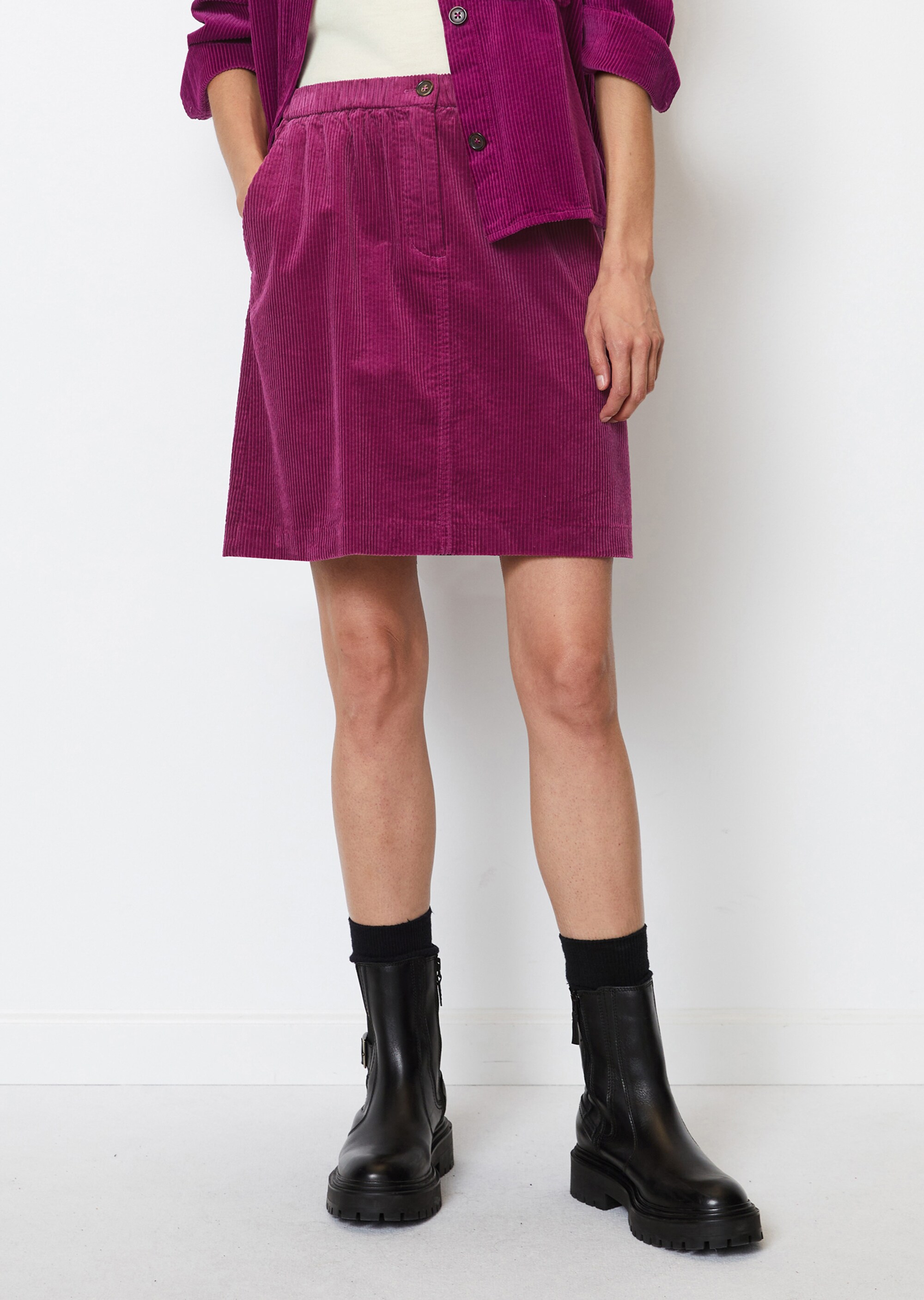 Cord-Minirock A-Linieaus Organic Cotton