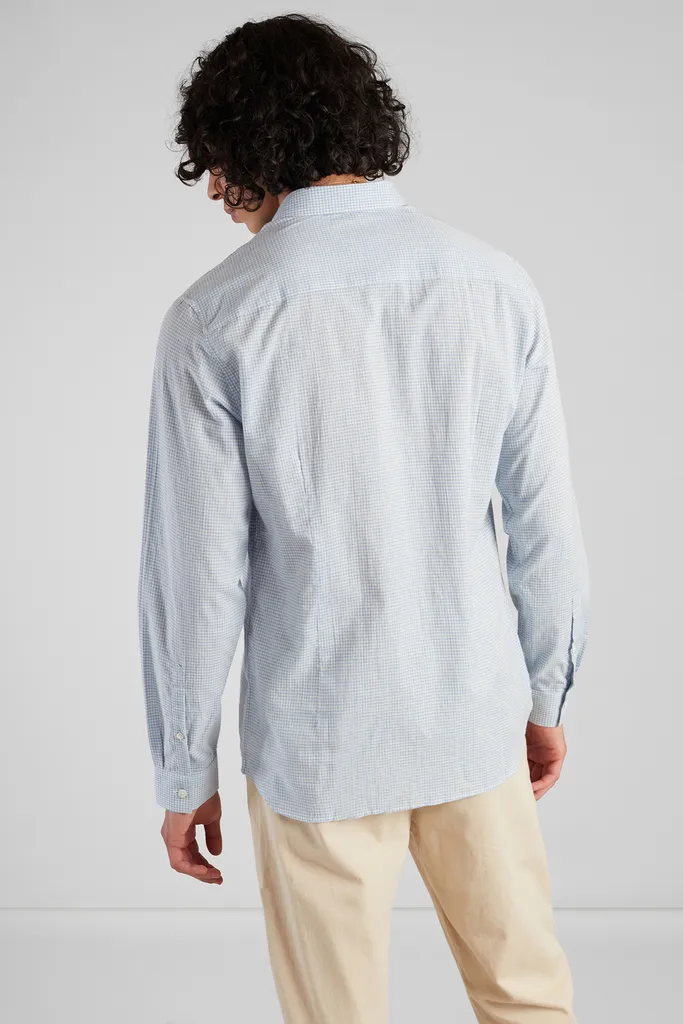 Chemise à carreaux en coton biologique japonais L'Exception Paris