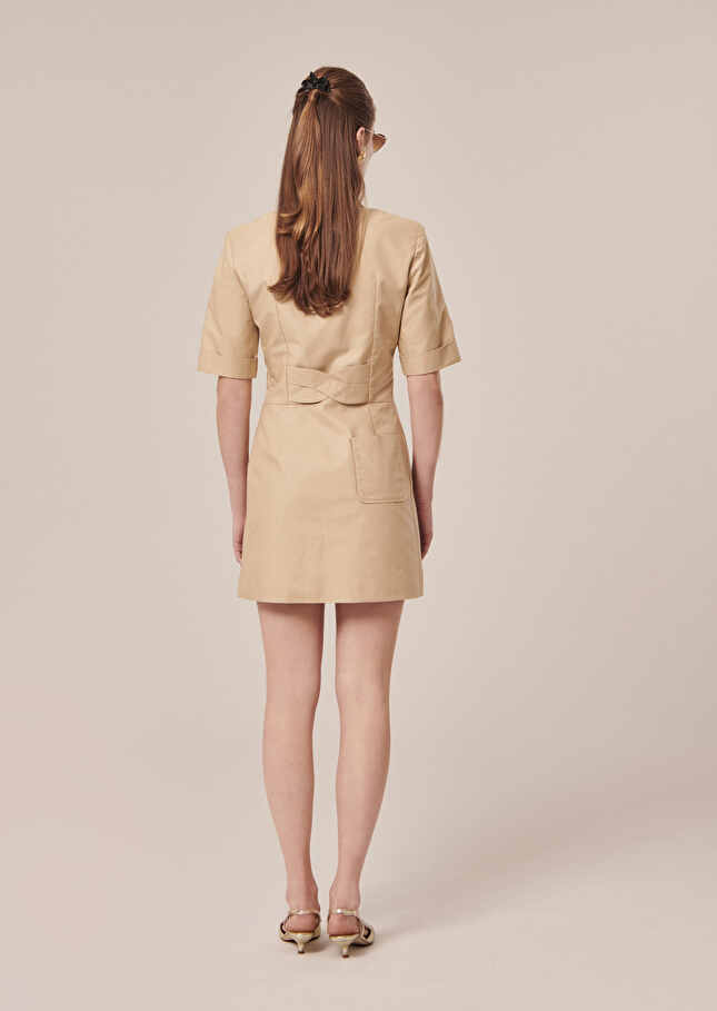Robe Robinbeige en coton