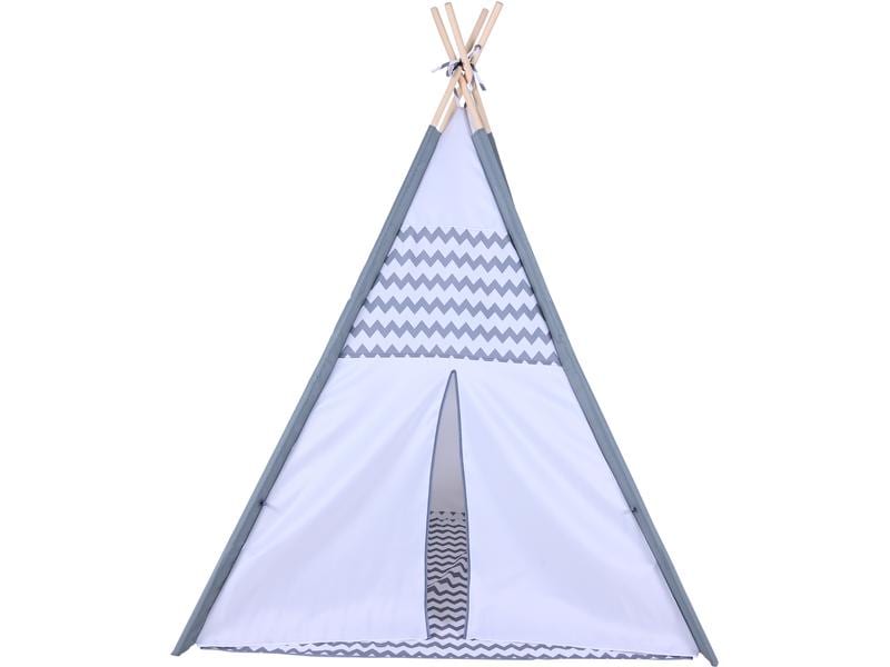 Knorrtoys Spielzelt Tipi – Zickzack Indianerzelt für drinnen und draussen