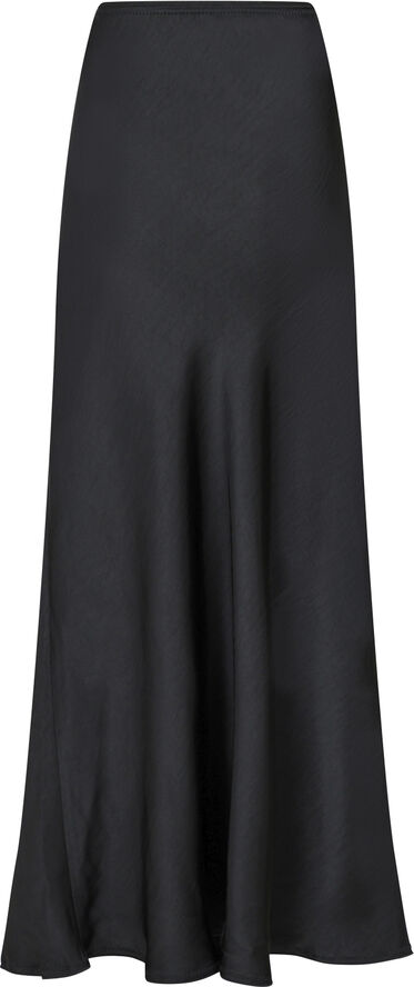 Neo Noir Vicky Heavy Sateen Skirt Black