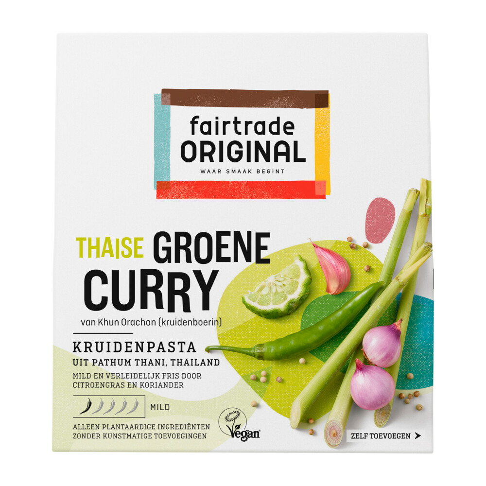 Fairtrade Original Kruidenpasta Groene Curry70 gr