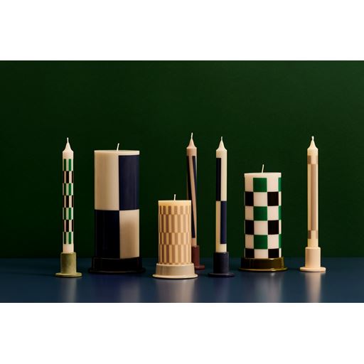 HAY Column Stearinlys, Cream & Sand