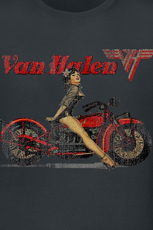 Pinup Motorcycle | Van Halen T-Shirt Manches courtes