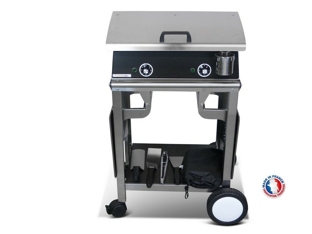 Pack plancha électrique planchaelec lux 600 carbon - chariot rivoli