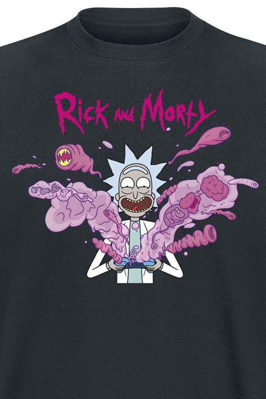 Rick - Explosion | Rick & Morty T-Shirt Manches courtes