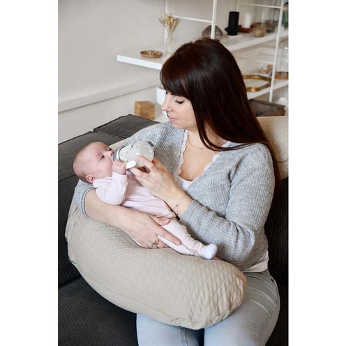 Coussin Big Flopsy Fleur de Coton Lin - BEABA