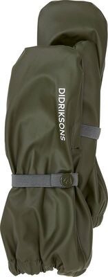 Didriksons Pileglove Fôrede Regnvotter, Deep Green