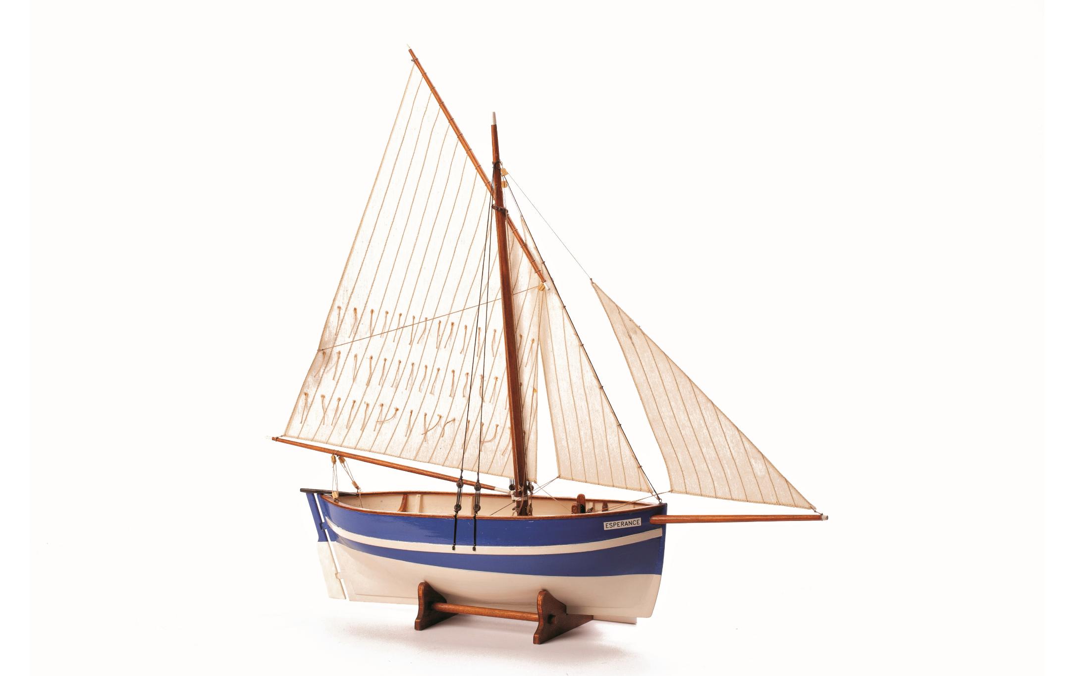 Bausatz Esperance 1:30, 450 mmDetaillierter Modellbausatz eines Fischerbootes