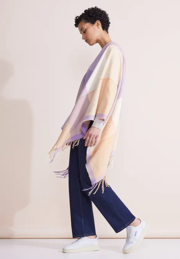 Karo Sommer Cape - shiny lilac