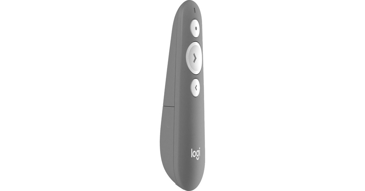 LogitechR500s-laserafstandsbediening voor presentaties presenter  (Grijs, Bluetooth Low Energy | 2.4GHz-verbinding)