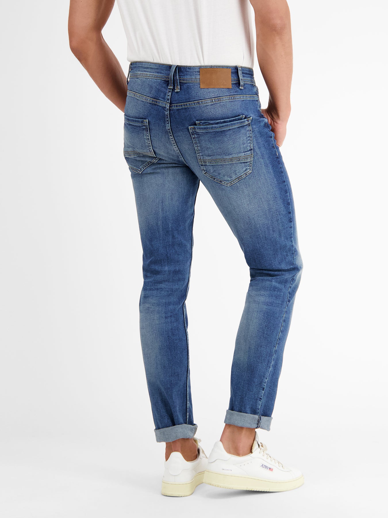 BAXTER 5-Pocket-Denim im Used-Look, RELAXED FIT, Comfort Stretch
