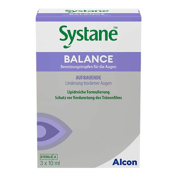Systane Balance Augentropfen, 3X10 ml
