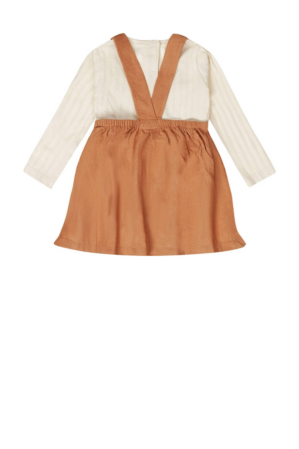 Dirkje Shirt + jurk bruin/ecru