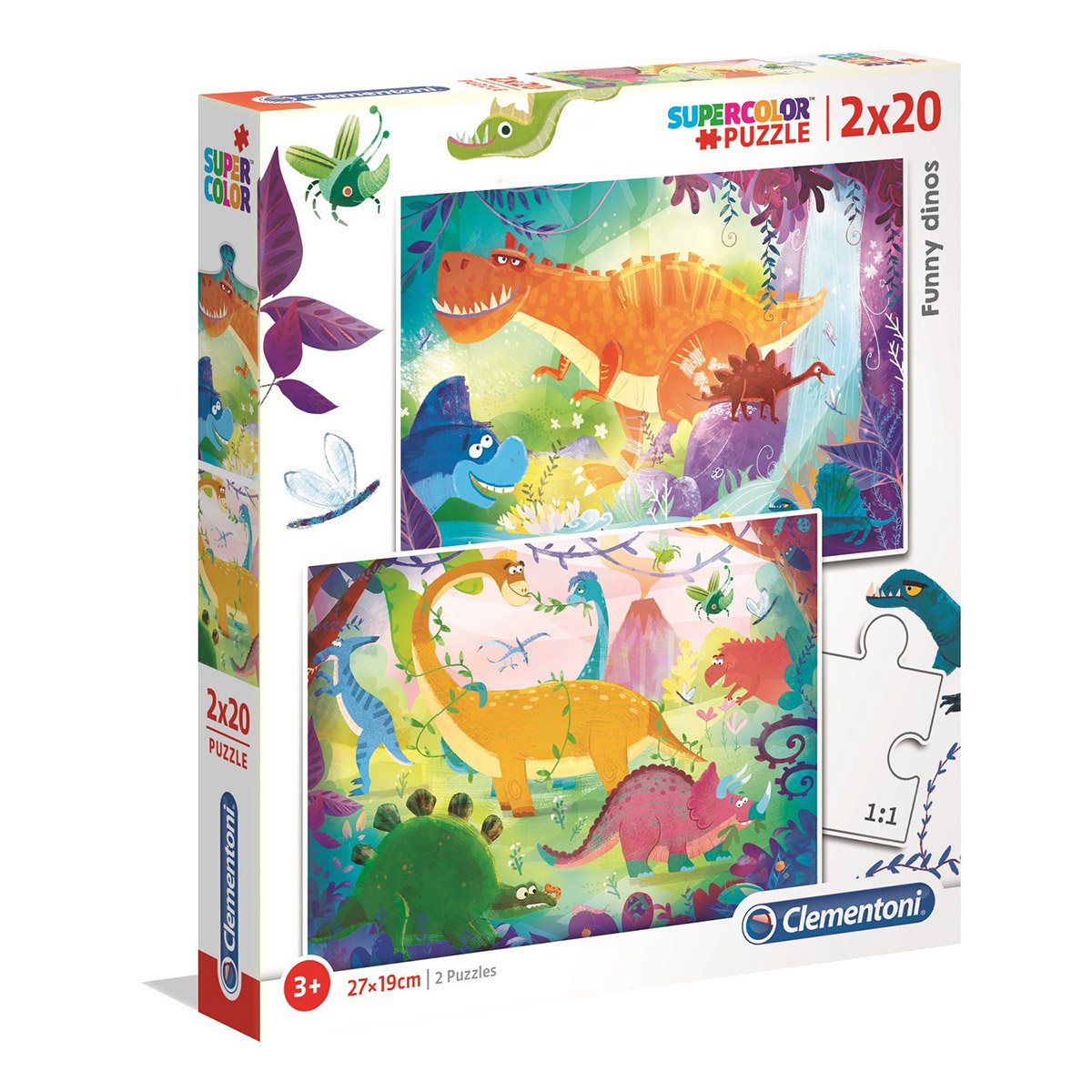 SuperColor 2x20 pièces - Dinosaures
