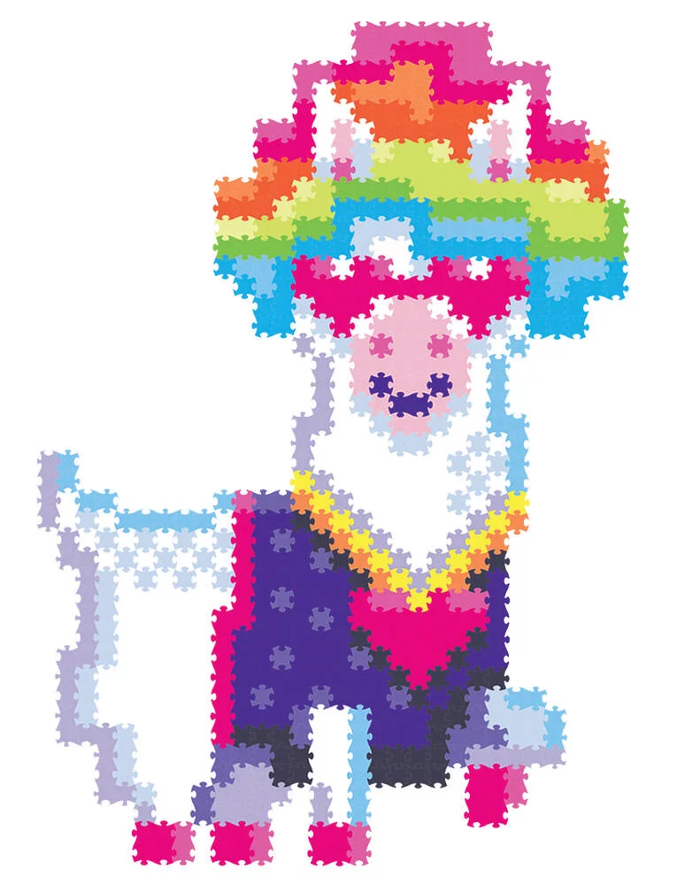 JIXELZ -  LOISIRS CREATIFS - ANIMAUX 1225 PIECES