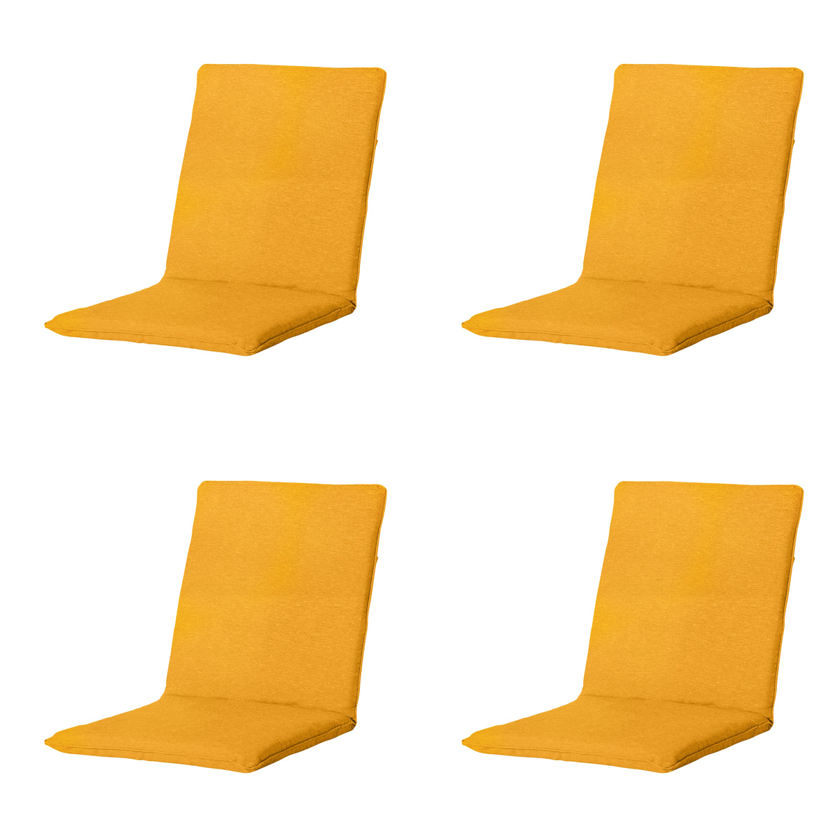 Madison Panama golden glow Stapelstoelkussen - Set van 4