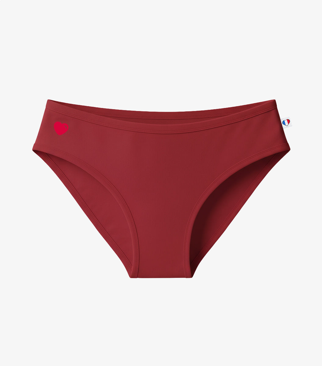 Culotte Femme Rouge - Cœur