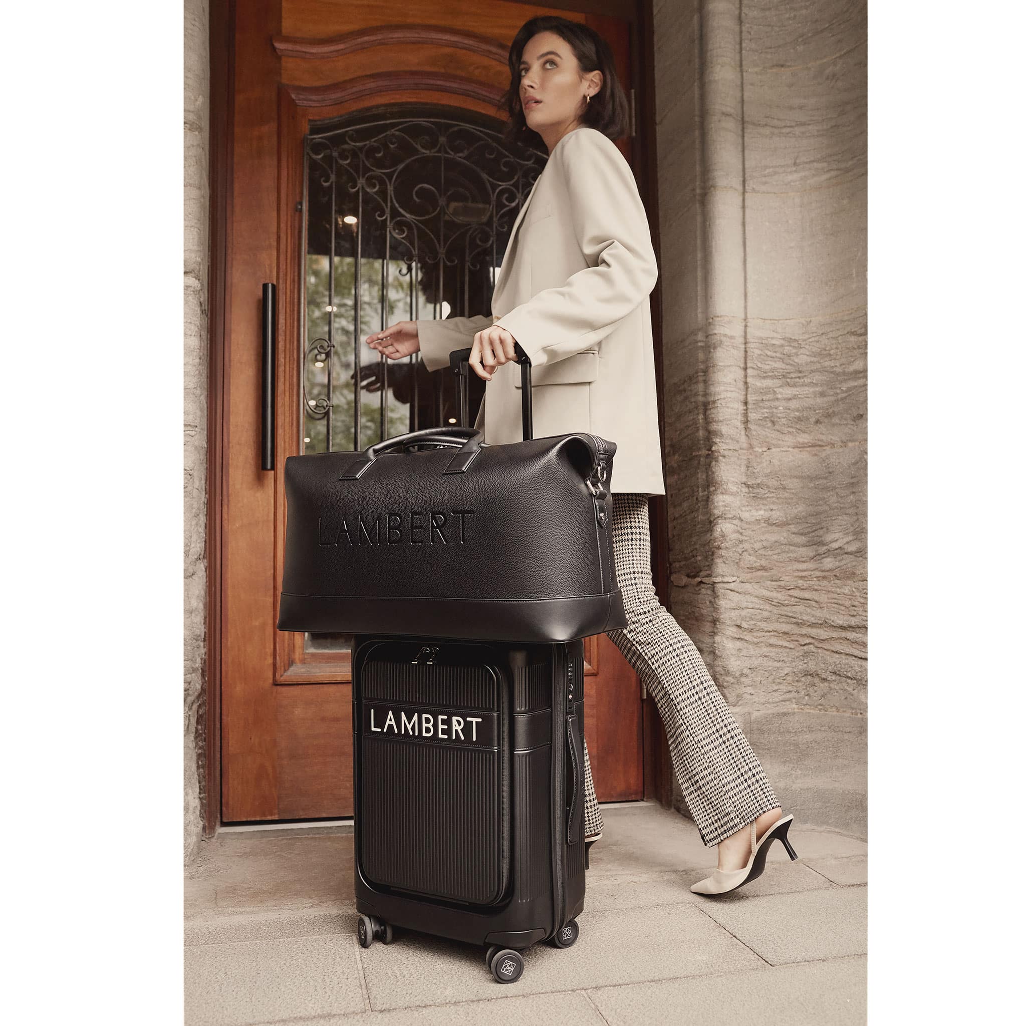 Lambert Sac Fourre-Tout 2-en-1 June - Noir