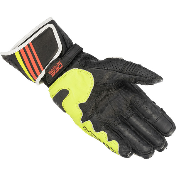Alpinestars - Gants GP Plus R V2 Noir / Métal / Jaune fluo