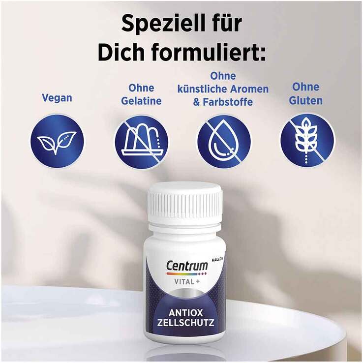 Centrum Vital + Antiox Zellschutz Kapseln, 30 St