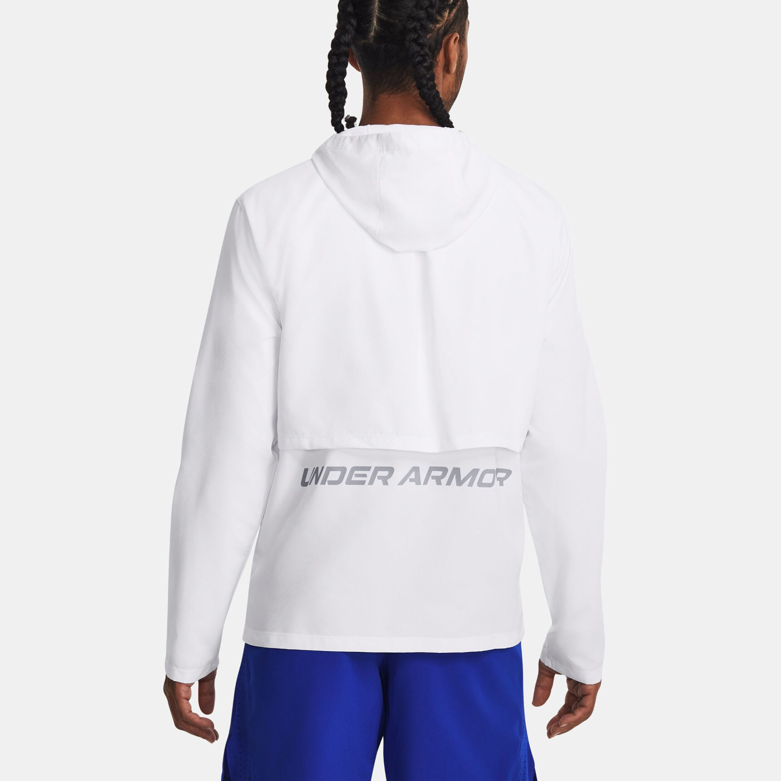 Under Armour Storm Run Hooded Veste Running Hommes - Blanc