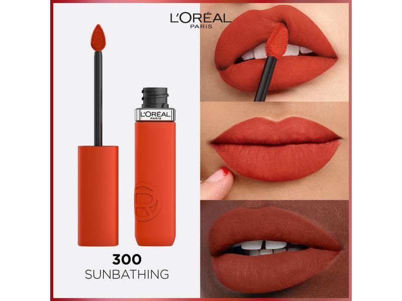 L'Oréal Paris Lippenstift Infaillible Matte Resistance 300 Verleiht den Lippen leuchtende Farbe mit bis zu 16 Stunden Halt