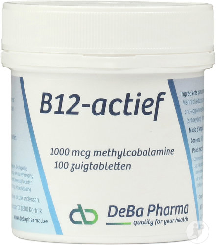 Deba B12-Actif 1000mcg Méthylcobalamine 100 Comprimés À Sucer