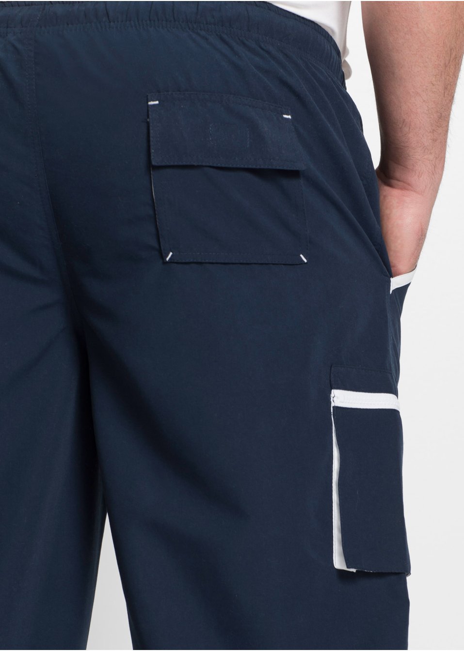 Pantalon 3/4 à enfiler en microfibre