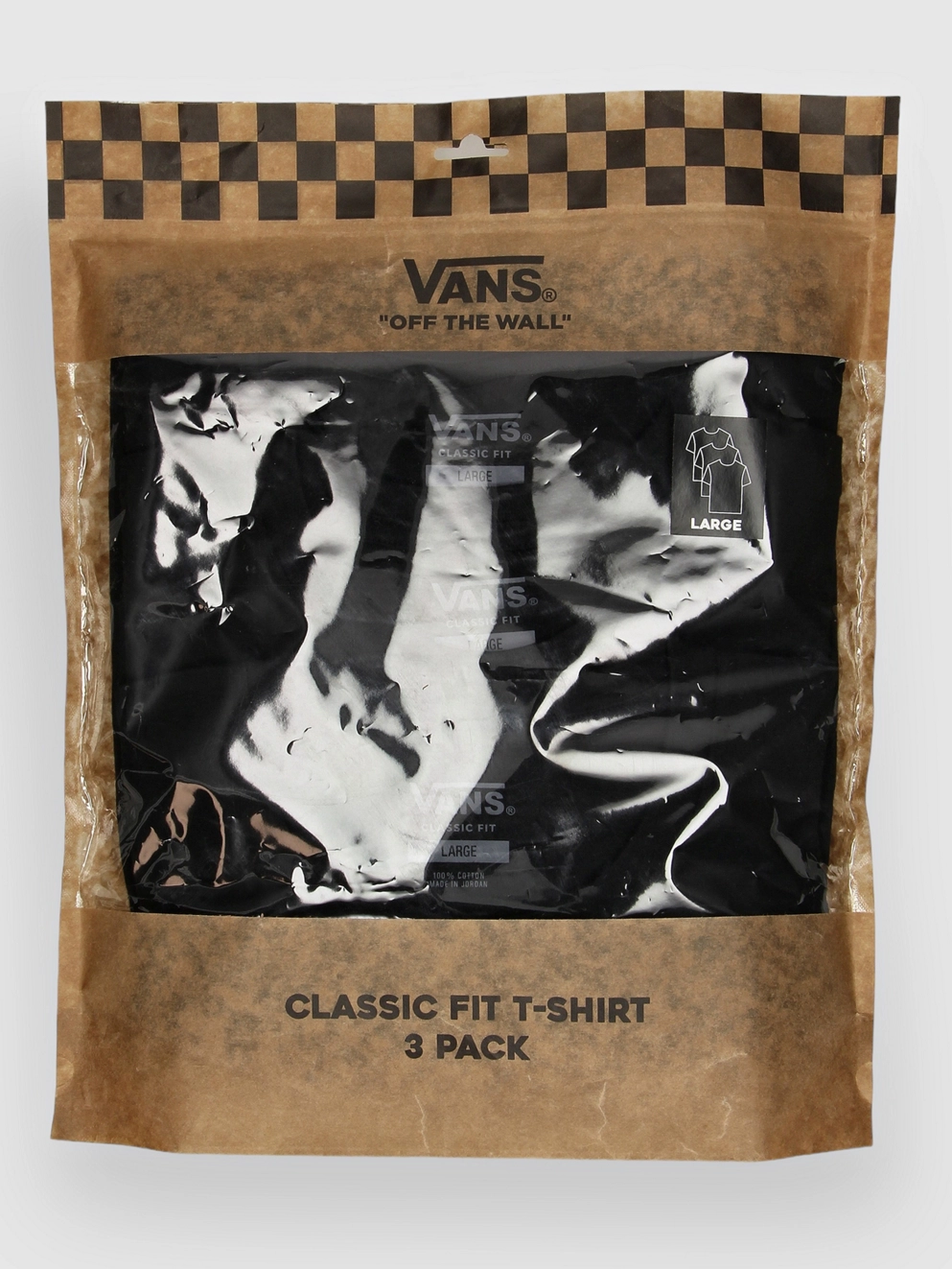 Vans Basic Multipack 3PK T-Shirt black