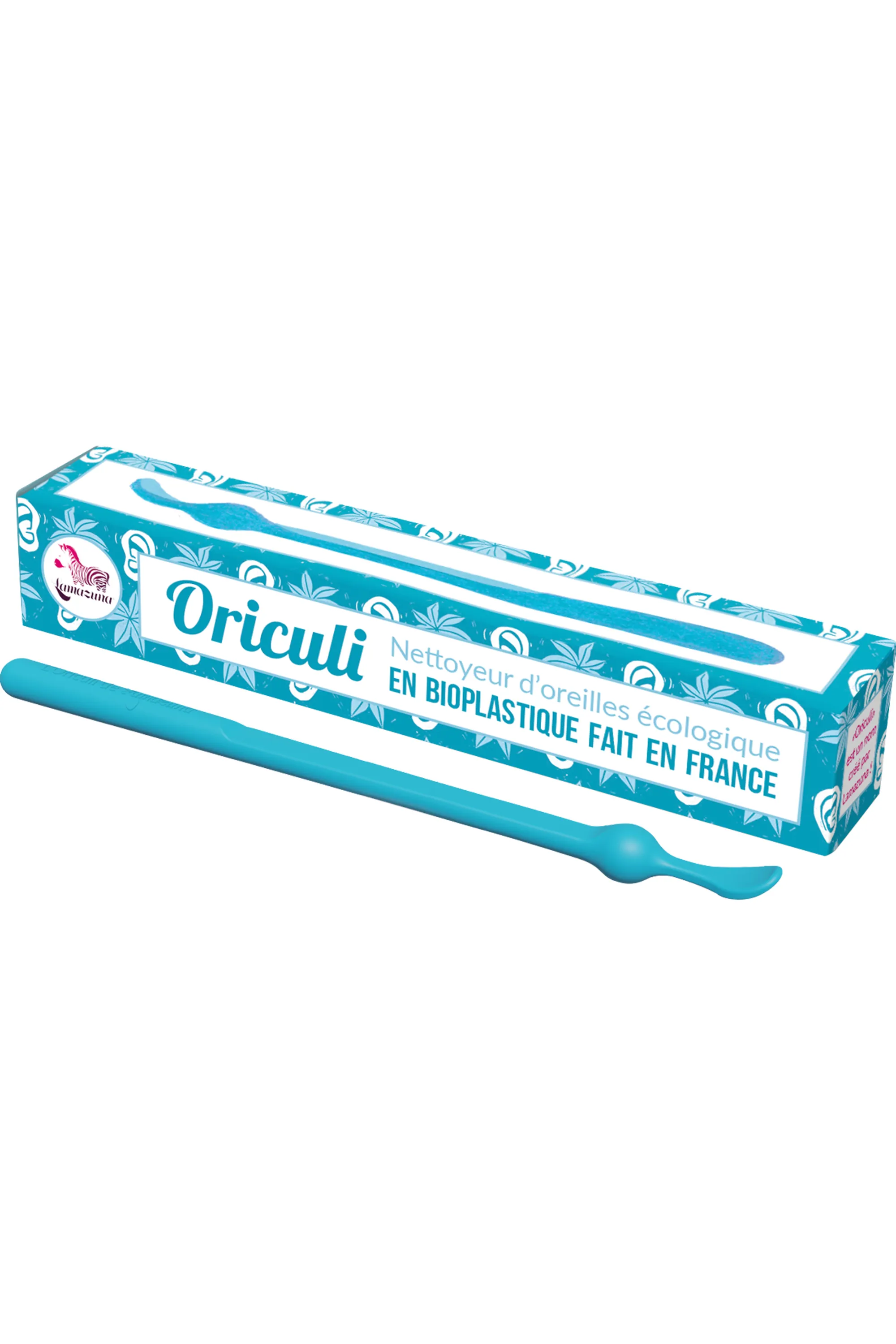 Lamazuna Oriculi en bioplastique bleu-4 g