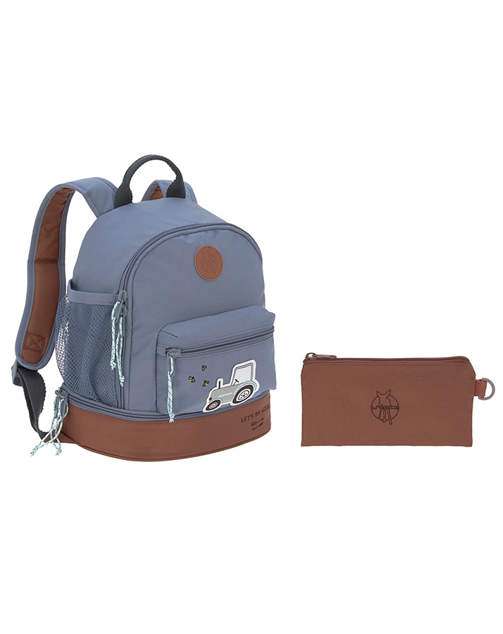 Kinderrucksack ADVENTURE – TRACTOR (24x27x15) in blau