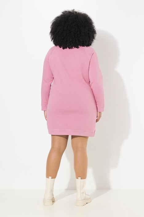 Sweatkleid, Stehkragen, Langarm, Taschen