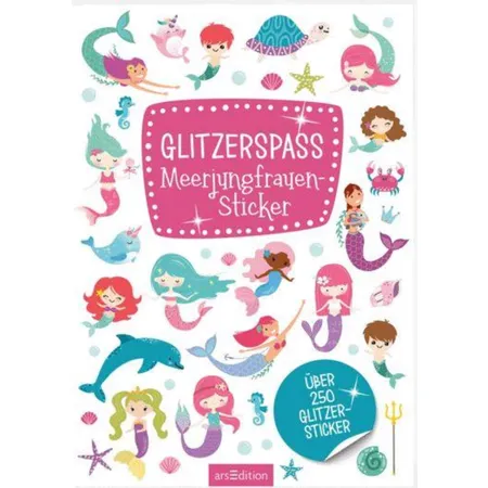 ars Edition Glitzerspaß Meerjungfrauen-Sticker
