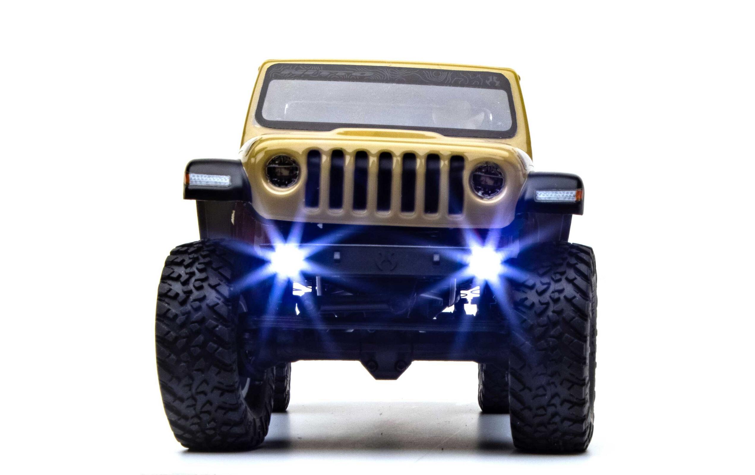 Scale Crawler SCX24 Jeep JT Gladiator, Beige, RTR, 1:24<br>Jeep Gladiator Crawler im Massstab 1:24