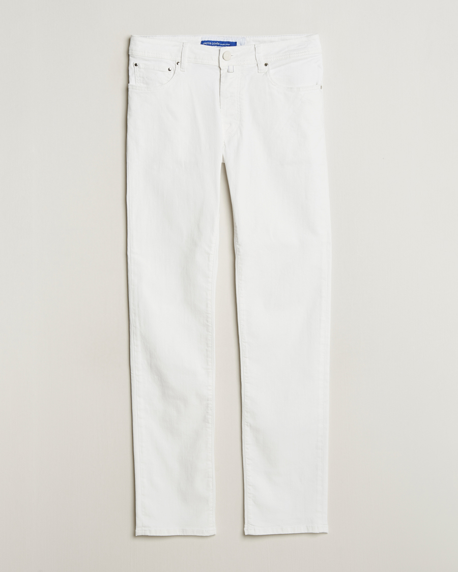 Jacob Cohën Bard Slim Fit 5-Pocket Pants White