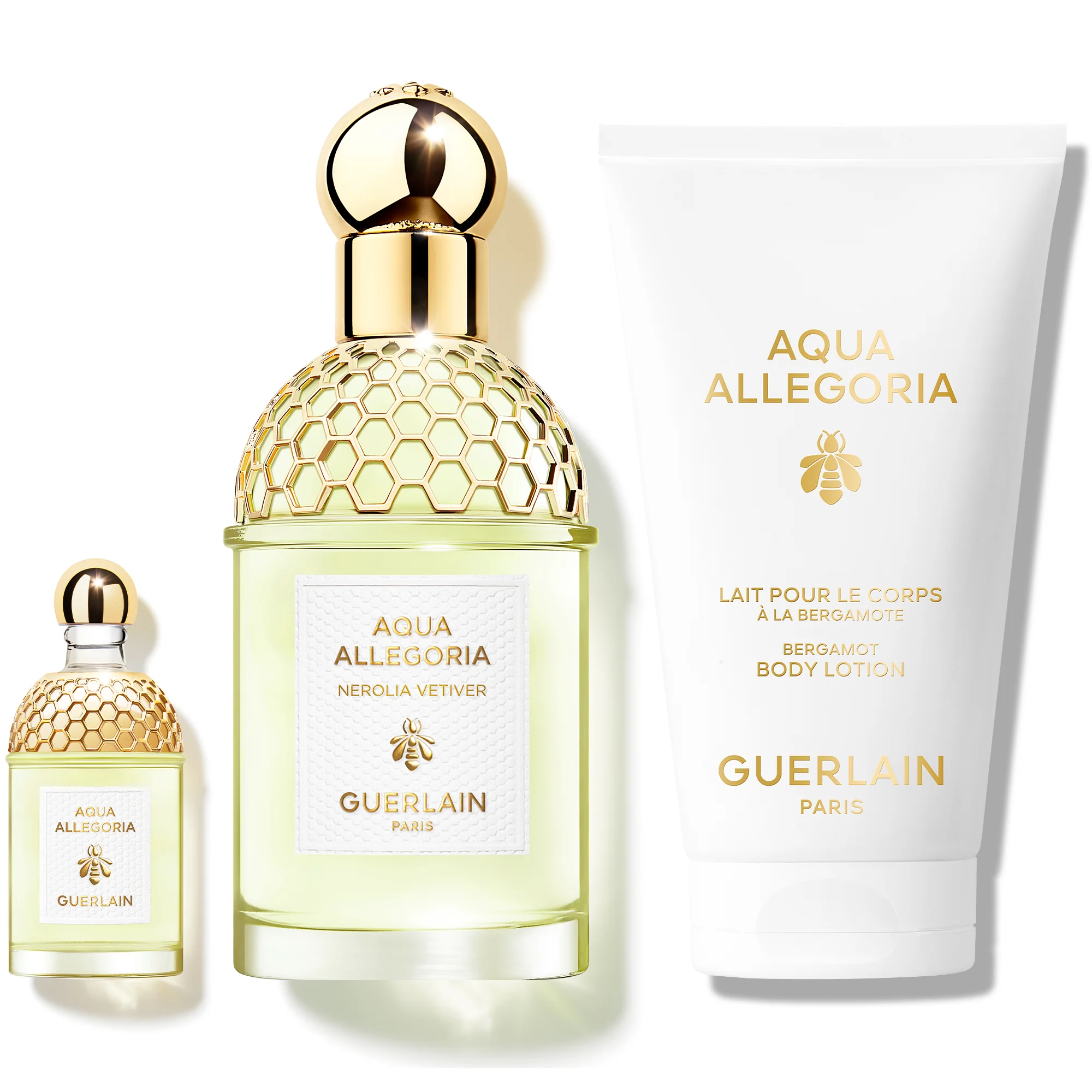 AQUA ALLEGORIA Nerolia Vetiver - Coffret Eau de Toilette, Lait Corps, Miniature Parfum |