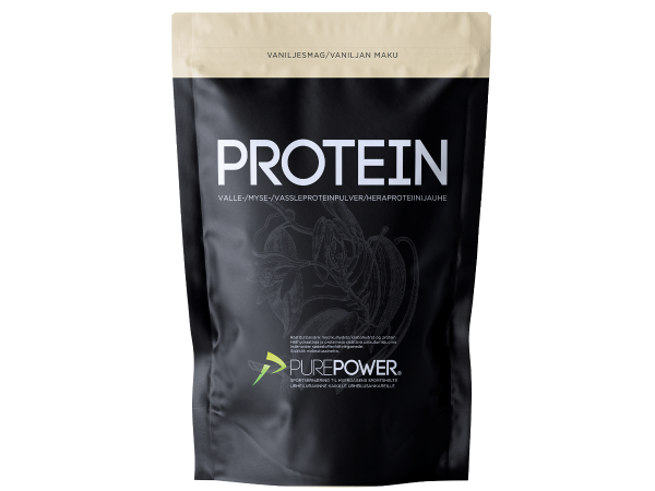 PurePower Vanilje Proteindrik, 400gr