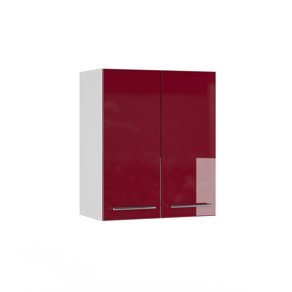 VICCO Hängeschrank 60 cm Bordeaux Hochglanz Küchenschrank Hängeschrank Küchenzeile Fame-Line