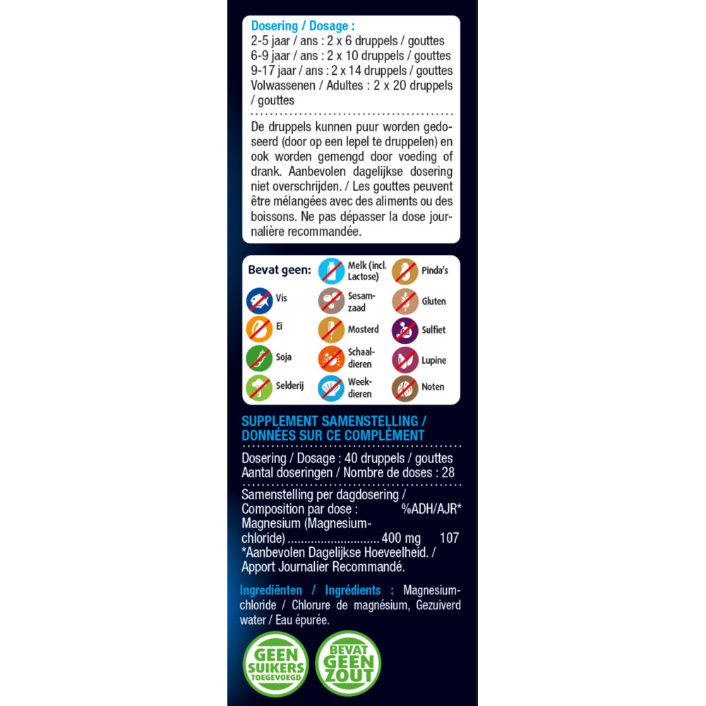 2x Lucovitaal Magnesium Citraat Druppels50 ml