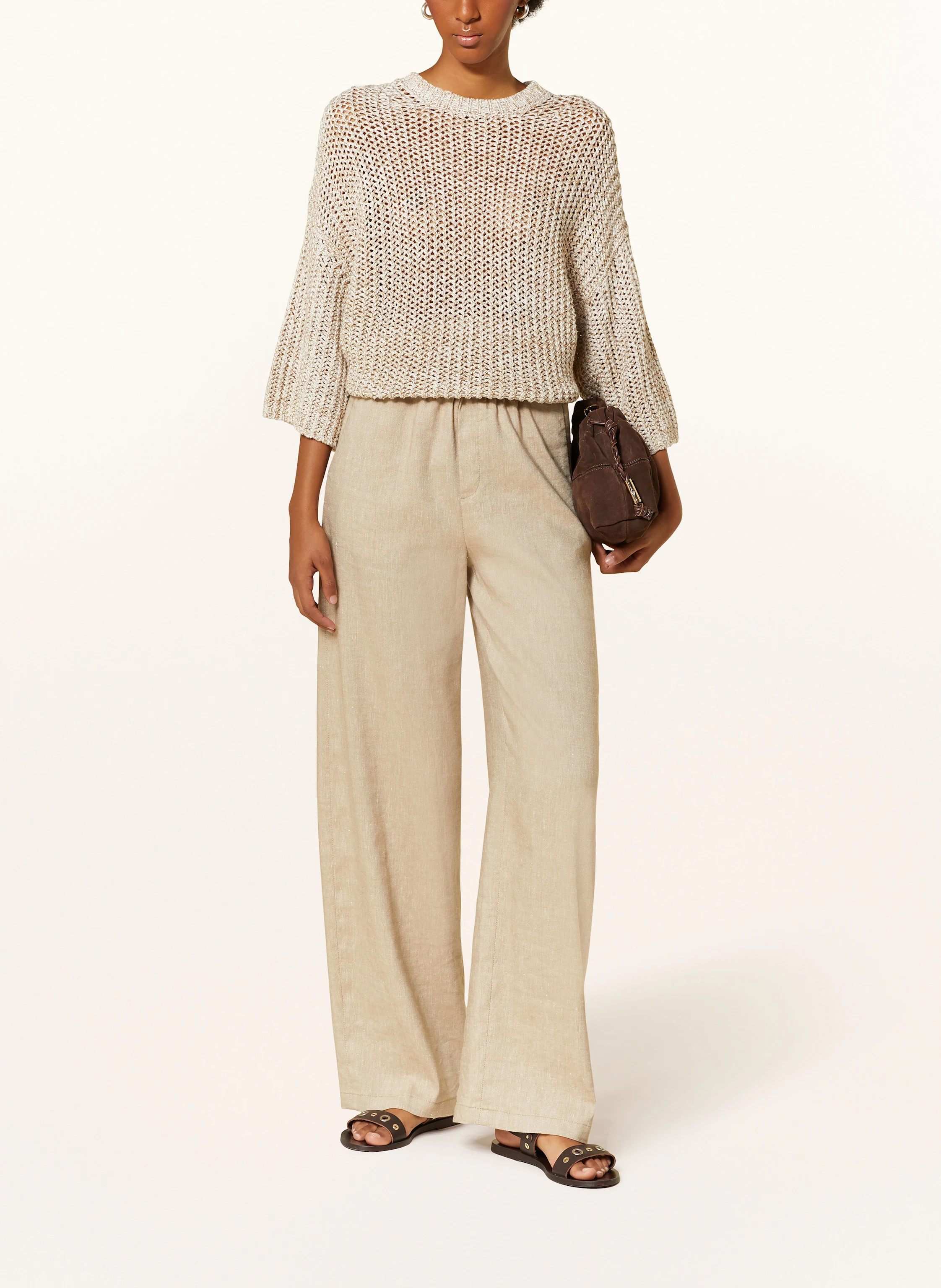 DRYKORN Marlenehose CONSIDER mit Leinen