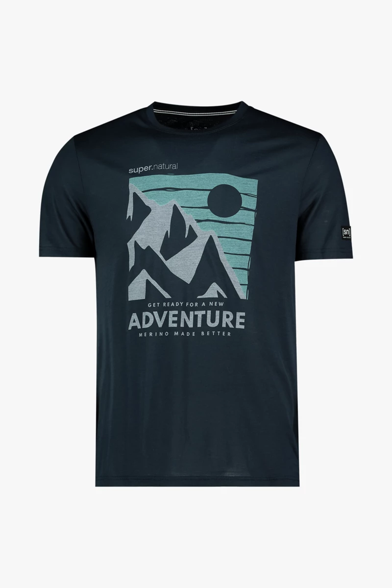 super.natural Mountain Adventure Merino Herren T-Shirt