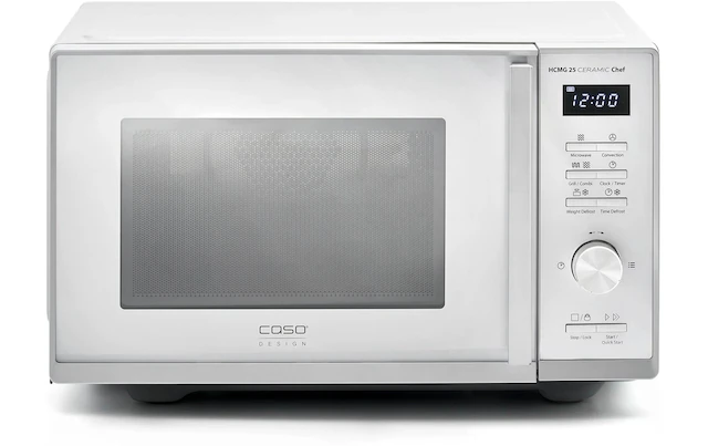 Caso Mikrowelle »mit Grill HCMG 25 Ceramic Chef Silber« 2100 W