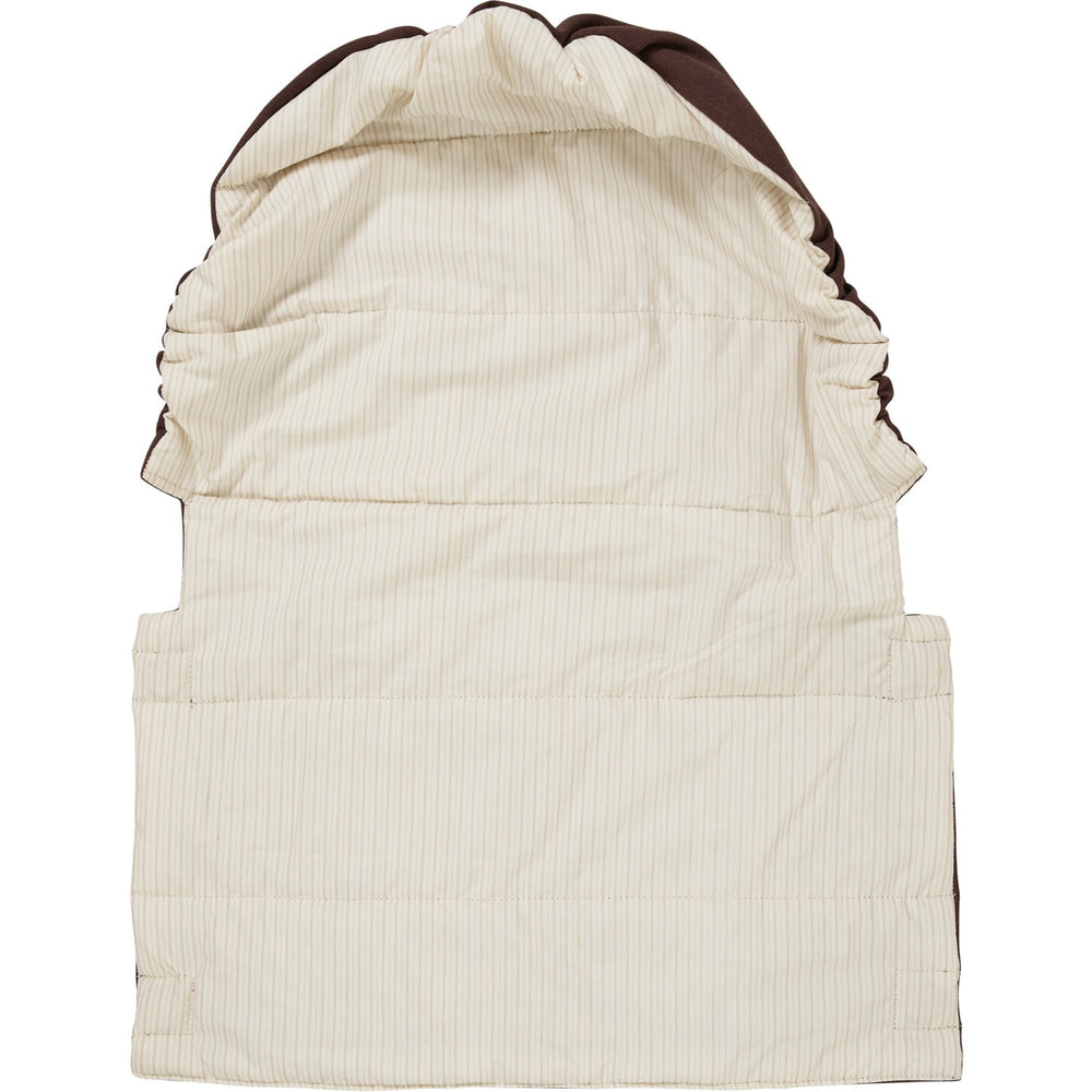 Køb COPENHAGEN COLORS Babylift og Legetæppe Dark Brown w. Cream Solid Stripe