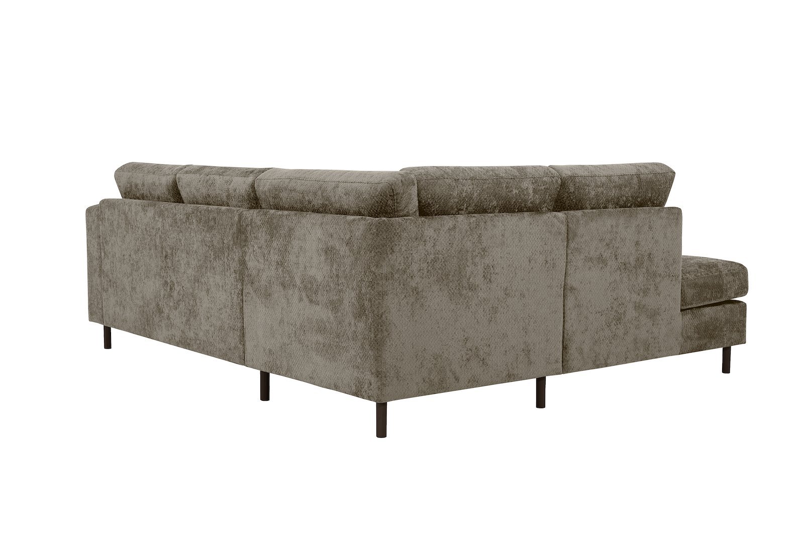 Viken hjørnesofa 2-seter med åpen ende venstre. Tekstil Movie 13/1 Light Khaki. Arm A, Ben 1og skumkomfort