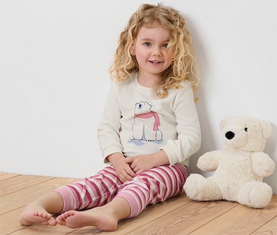 Kinder-Nicki-Pyjama, Eisbär