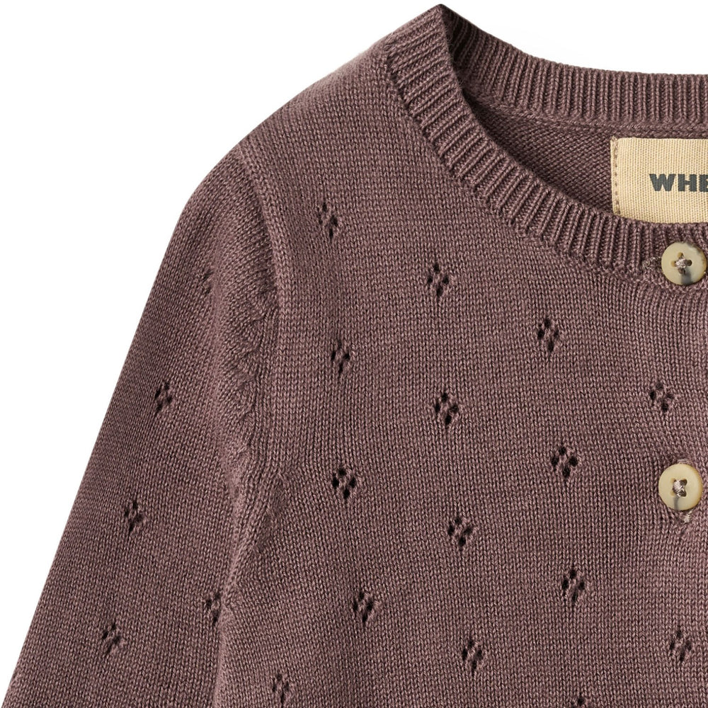 Køb Wheat Plum Strik Cardigan Maia
